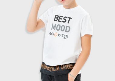 Σετ με ανάγλυφο τύπωμα για αγόρι | ΜΑΥΡΟ - Energiers - 